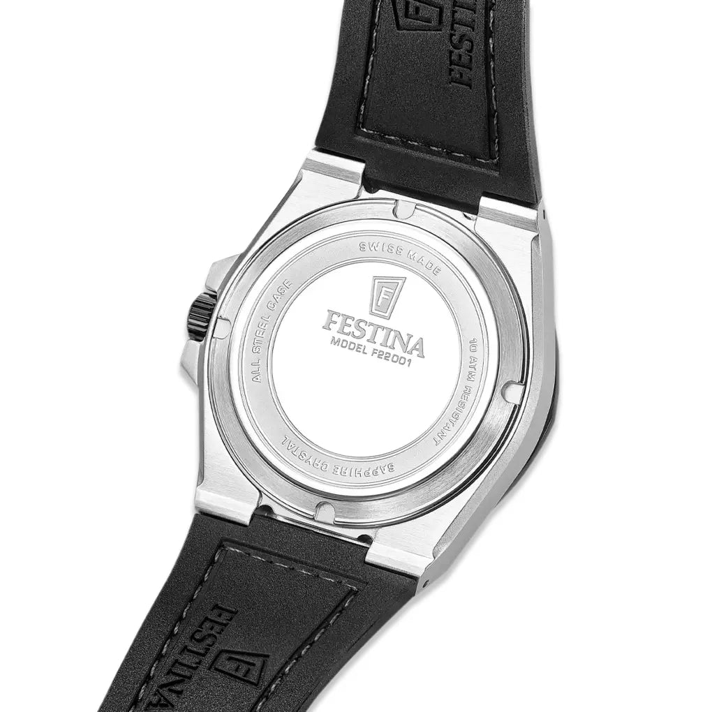 Hochwertige Festina Herrenuhr Swiss Made F22001/4 Schwarz – Premium Herrenuhren sicher online bei Juwelier Tirol kaufen