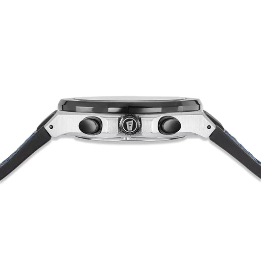 Original Festina Swiss Made Vallee Herrenuhr Blau – Edelstahlgehäuse gebürstet, blaues Armband und Zifferblatt – Exklusive Schweizer Uhr sicher im Tiroler Juwelier Online Shop bestellen