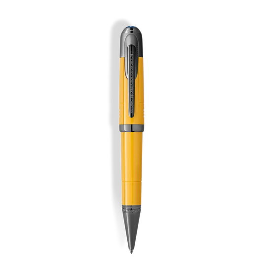Montblanc Giallo Modena Kugelschreiber mit Gravuren zu Enzo Ferrari und dem Motorsport