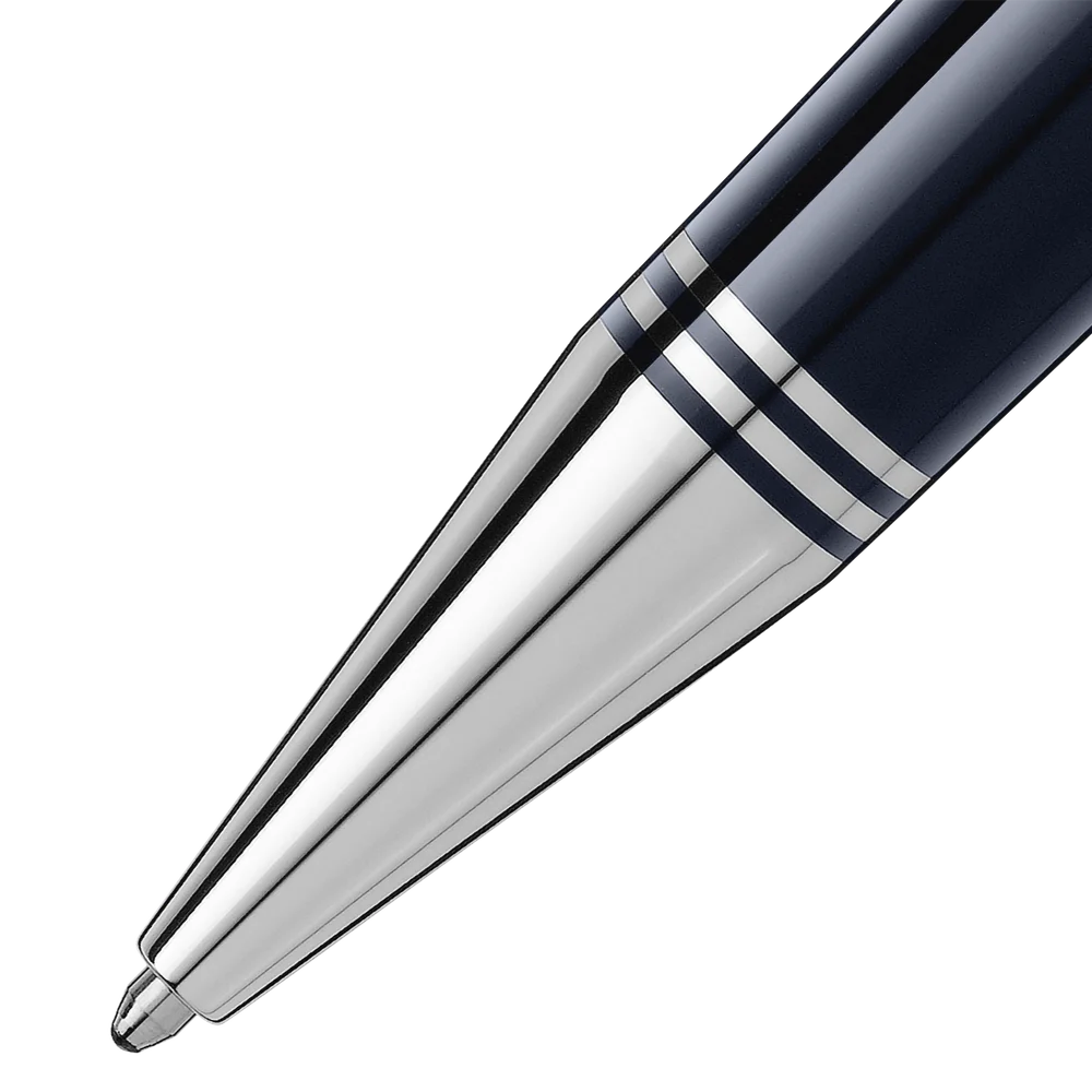 Exklusiver Montblanc JFK Kugelschreiber aus dunkelblauem Edelharz online kaufen