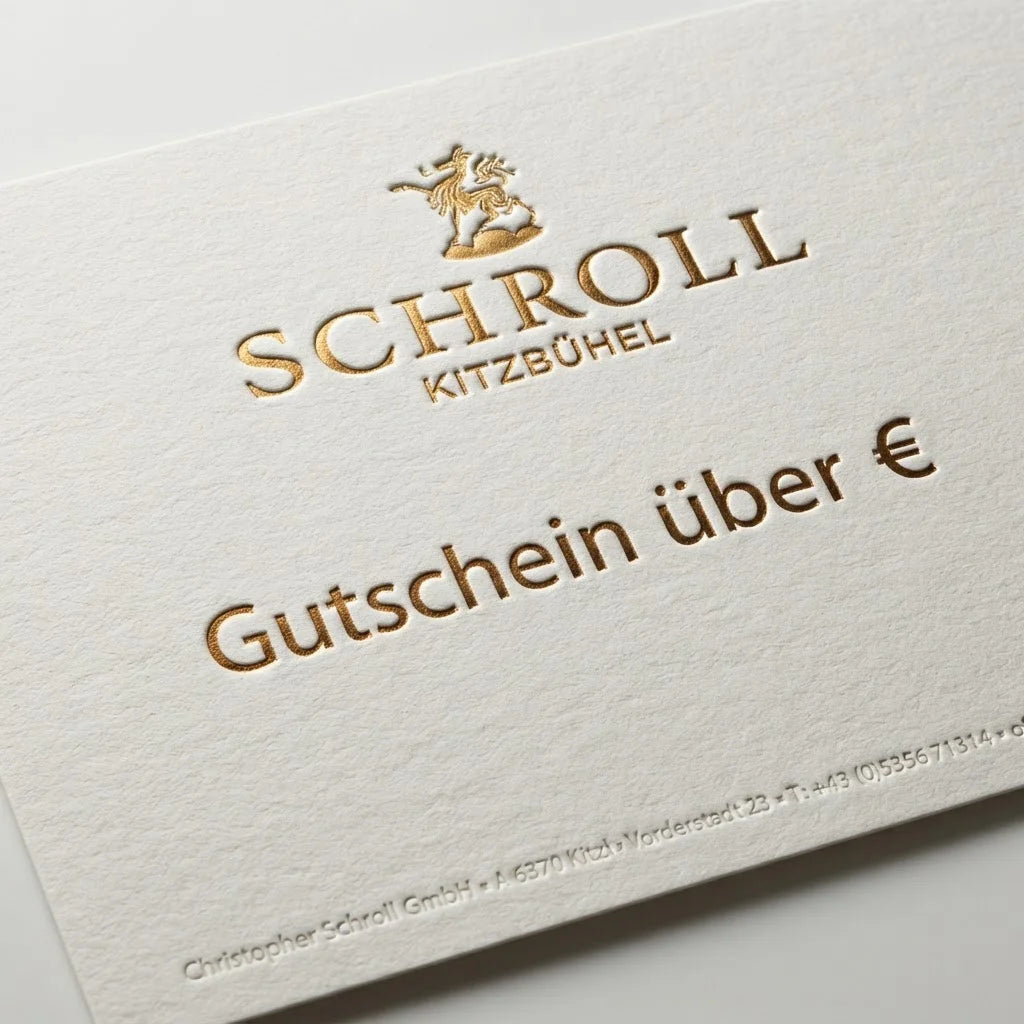 Wertgutschein vom Juwelier Tirol für Montblanc Boutique, Schmuck, Uhren und Gravuren