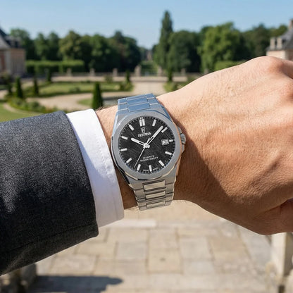 Festina Herrenuhr F20100/5 aus Edelstahl mit Saphirglas bei Uhrenwerkstatt Schroll in Kitzbühel