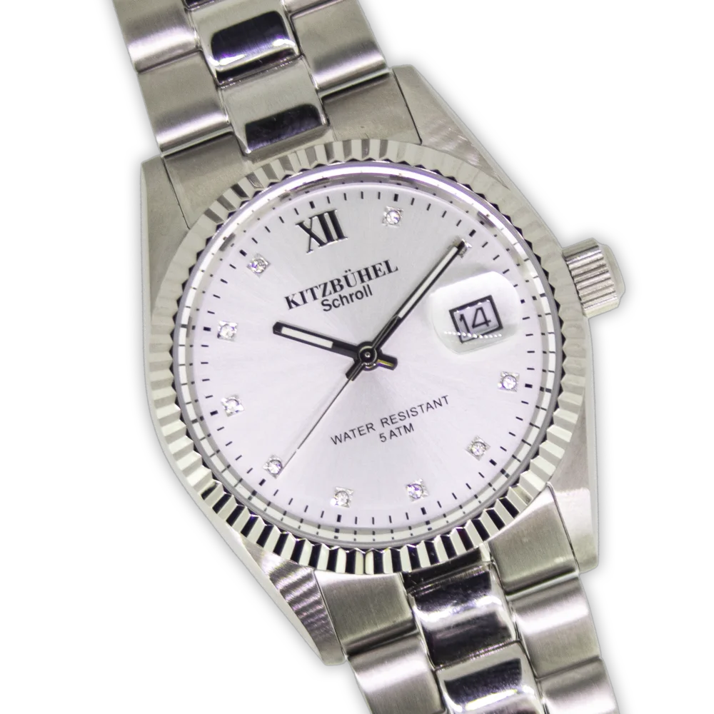 KB Uhr Elégance D Silber detail