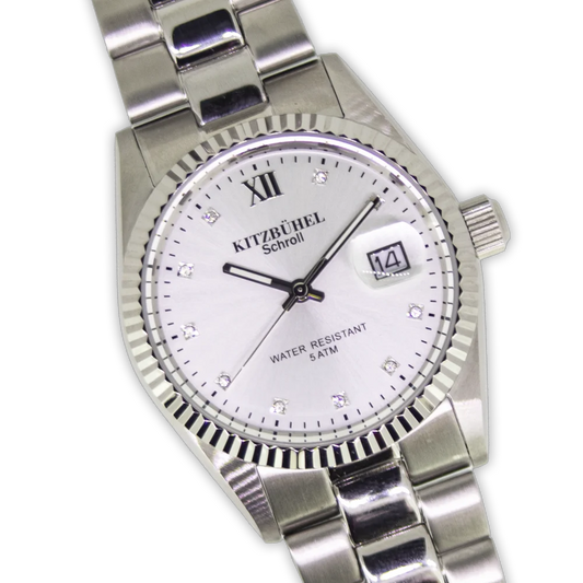 KB Uhr Elégance D Silber detail