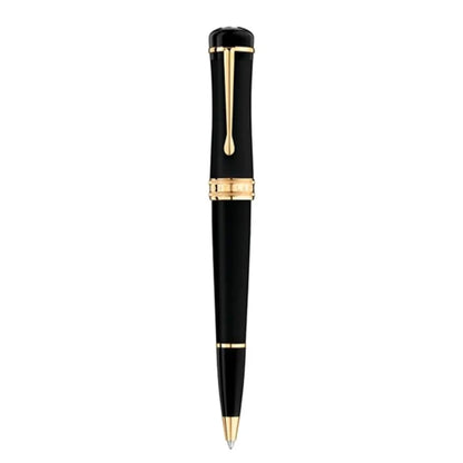 Montblanc Kugelschreiber Happiness Night aus schwarzem Edelharz mit Goldclip