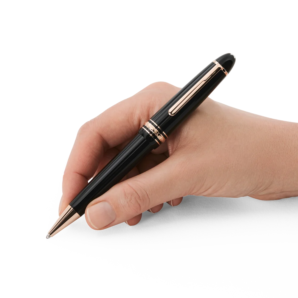 Rosévergoldeter Montblanc Meisterstück LeGrand mit Clip und Seriennummer