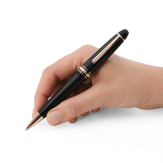 Rosévergoldeter Montblanc Meisterstück LeGrand mit Clip und Seriennummer