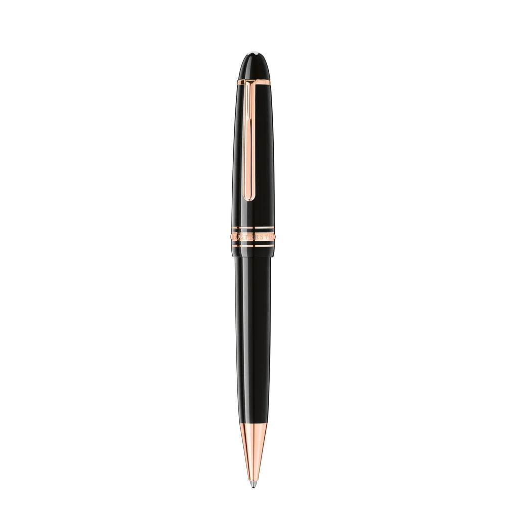 Luxuriöses Montblanc Schreibgerät mit weißem Emblem als hochwertiges Geschenk