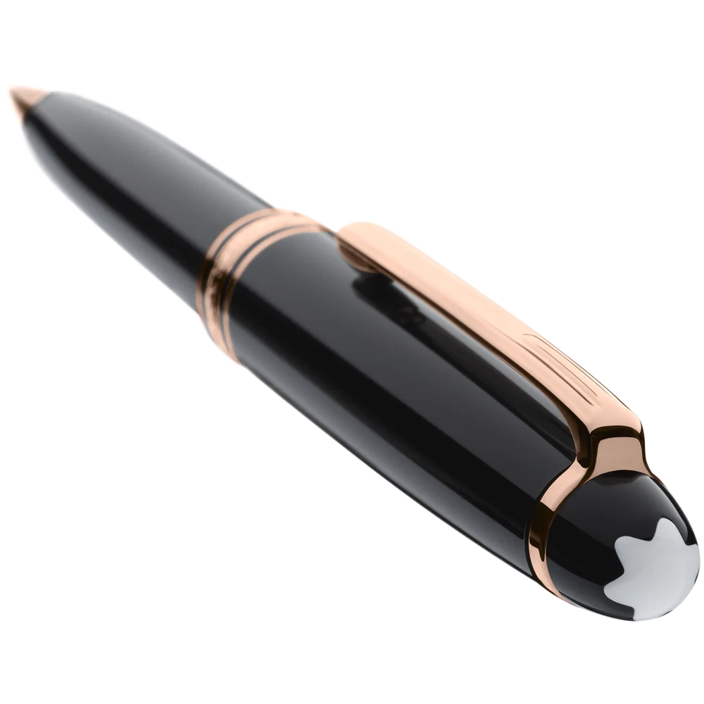 Exklusives Montblanc Schreibgerät mit weißem Emblem als hochwertiges Geschenk