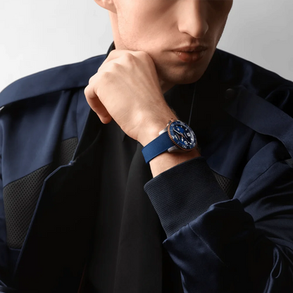 Longines HydroConquest Kollektion Kautschukband blau