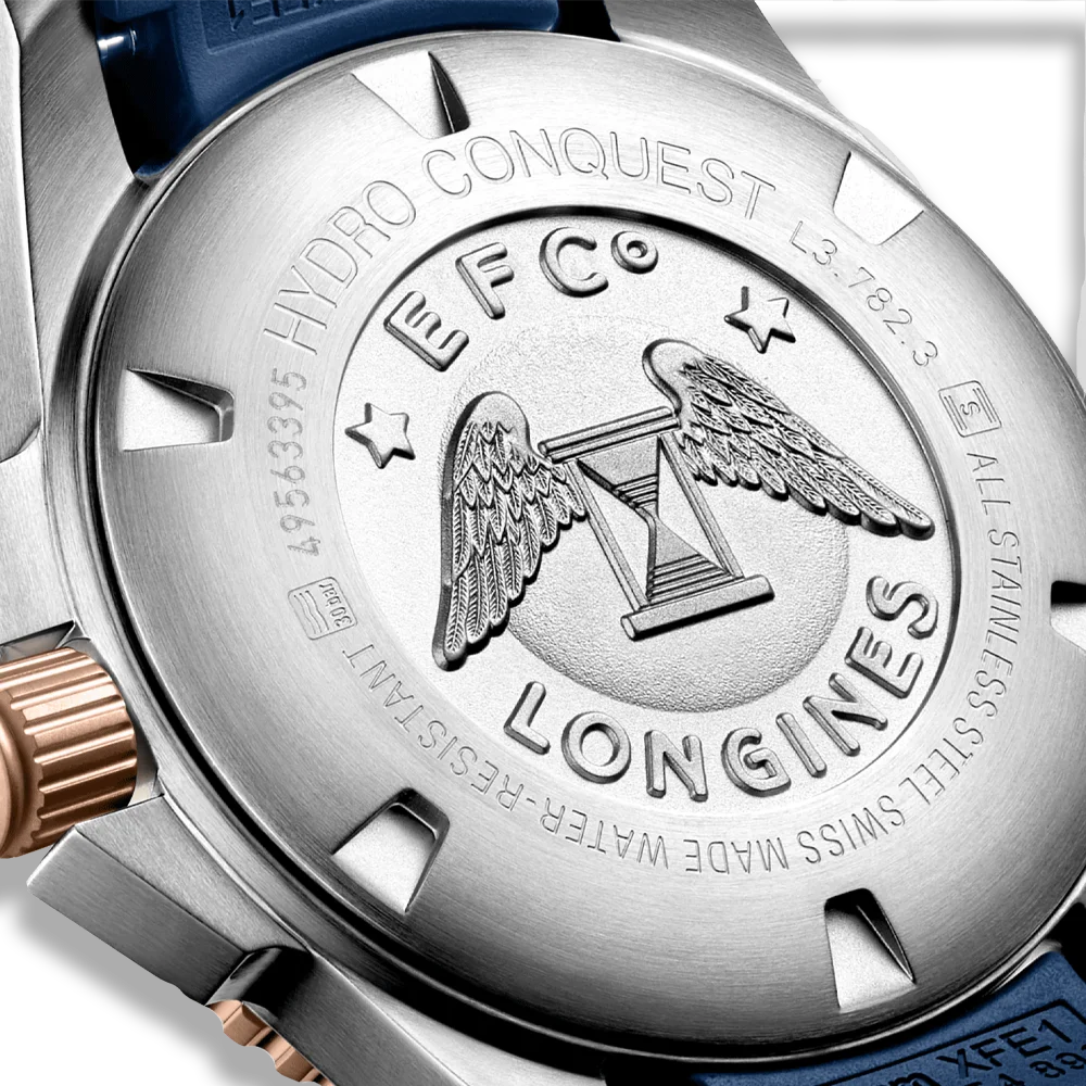 Longines HydroConquest Kollektion Kautschukband blau