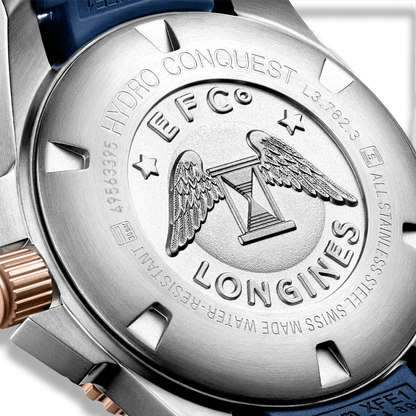 Longines HydroConquest Kollektion Kautschukband blau