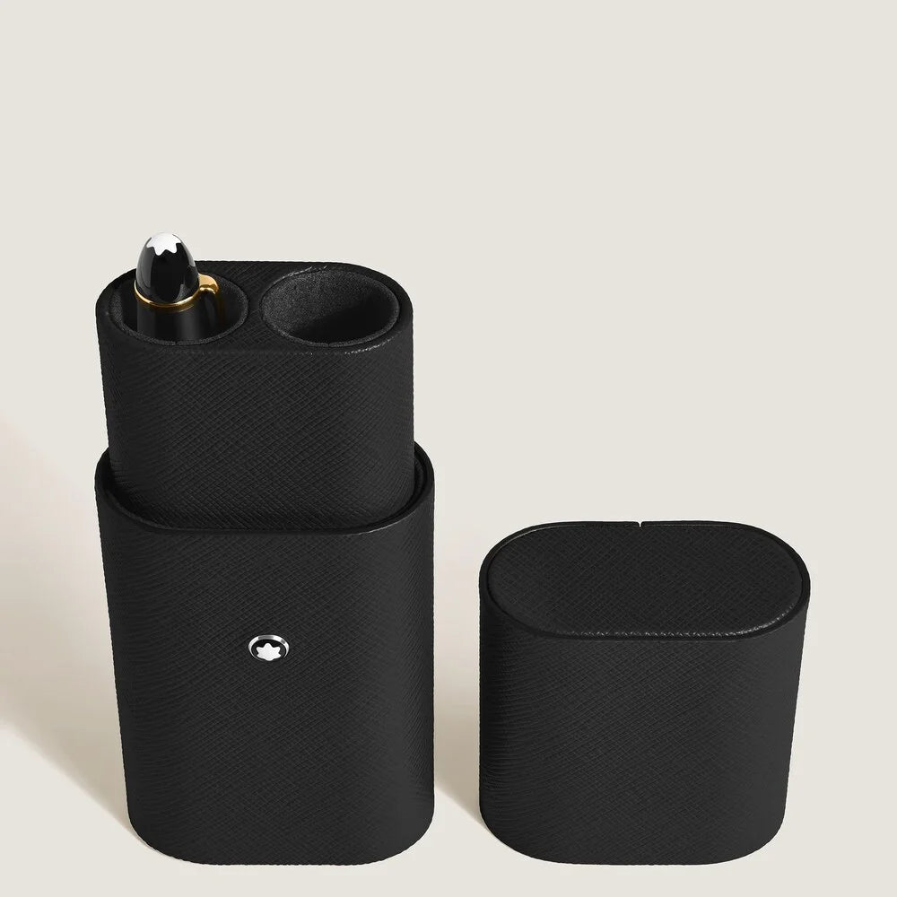 Montblanc Schreibgeräteetui aus schwarzem Sartorial Leder online kaufen