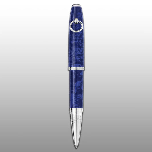 Montblanc Muses Elizabeth Taylor Kugelschreiber Sonderedition mit dunkelviolettem Marmorlack