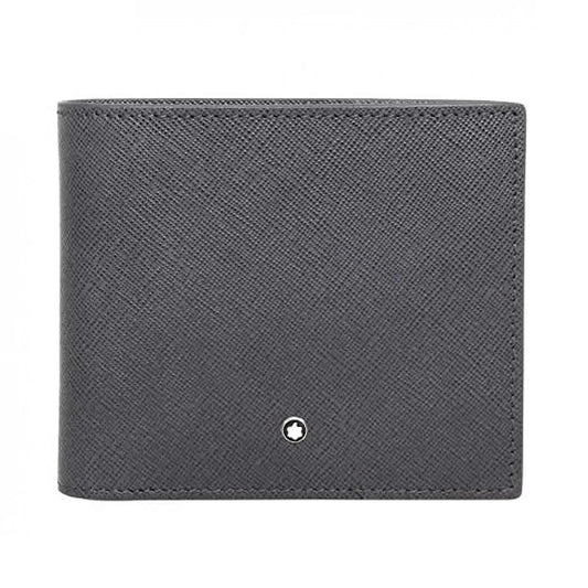 Montblanc Sartorial Jet 4cc Geldbörse aus grauem Leder