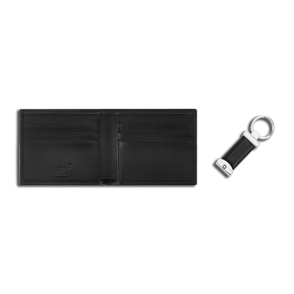 Montblanc® Meisterstück Geschenke Set – Wallet 6cc & Schlüsselanhänger – Luxuriöses Design – Edle Geschenkidee