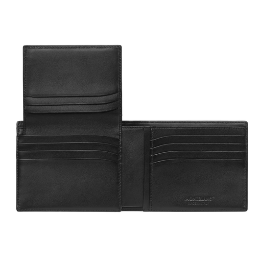 Montblanc Meisterstück Schwarz - Soft Grain Geldbörse 11 cc mit Sichtfach