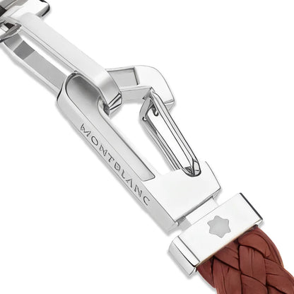 Montblanc Herrenschmuck Kitzbühel – Luxusaccessoire aus Leder und Edelstahl 
