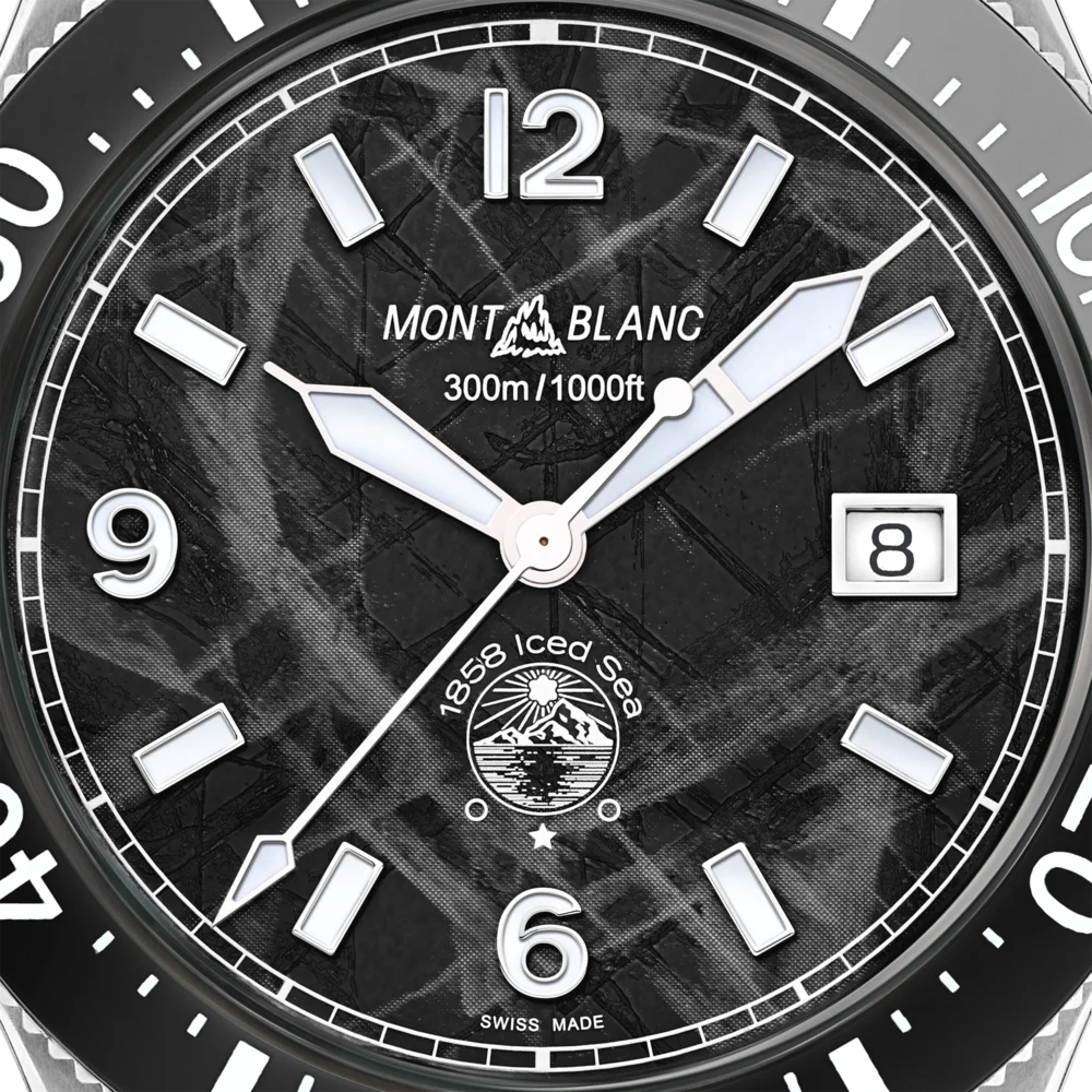 Montblanc® 1858 Iced Sea Automatic Date