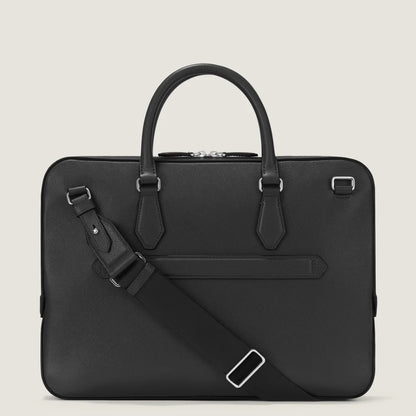 Exklusive Montblanc Dokumententasche Leder Schwarz Boutique Tirol 