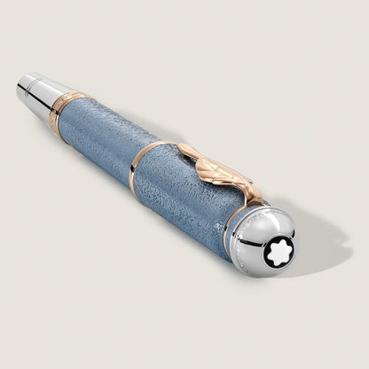 Hochwertiger Montblanc Writers Edition Goethe Rollerball mit Globus-Kappe Kitzbühel Premium 