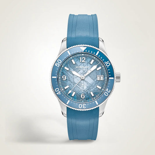 Montblanc Iced Sea 0 Oxygen Taucheruhr mit blauem Gletscher-Zifferblatt in Kitzbühel kaufen 