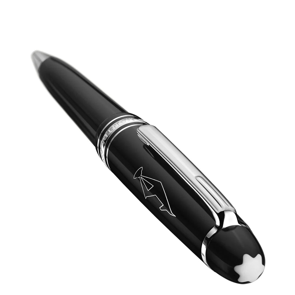 Montblanc Geschenkset aus Meisterstück Kitzbühel Platinum Line Midsize Kugelschreiber und Etui 6 cc