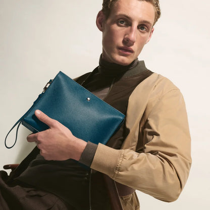 Montblanc Sartorial Pochette in Zypernblau