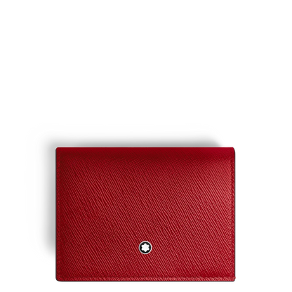 Montblanc® Sartorial kontinentale Nano-Brieftasche in zartem Rot