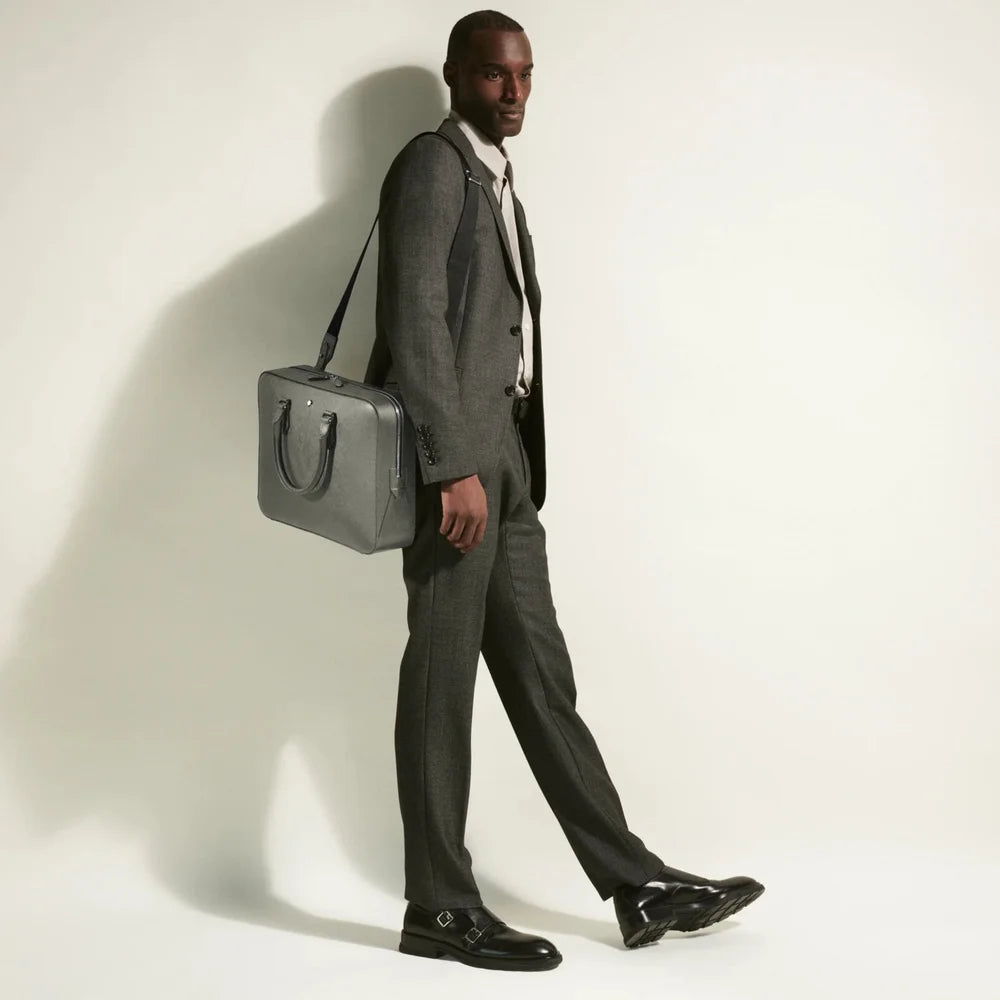 Montblanc Luxus Dokumententasche mittelgroß Leder Boutique Kitzbühel Herren Tasche 