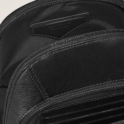 Exklusive Montblanc Sling Bag Saffianleder schwarz online bestellen Tirol Herren Tasche 