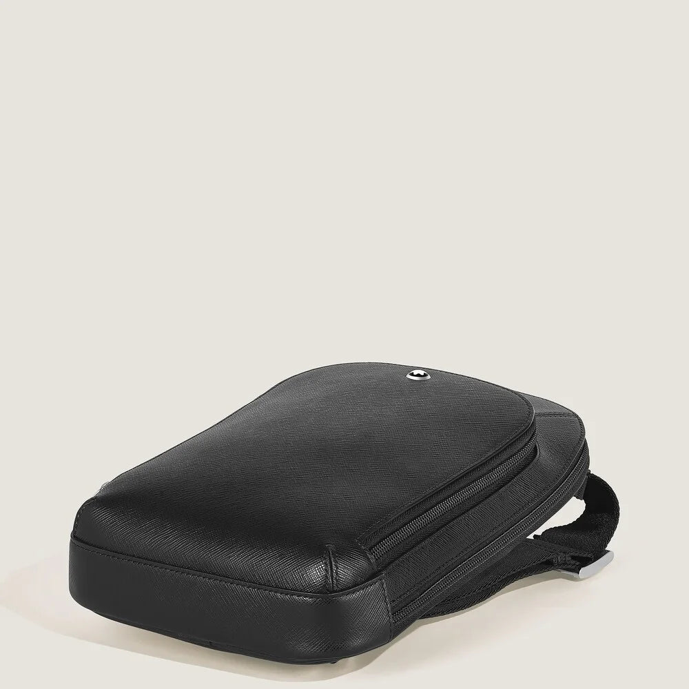 Montblanc Luxus Sling Bag schwarz Boutique Kitzbühel Premium Umhängetasche 