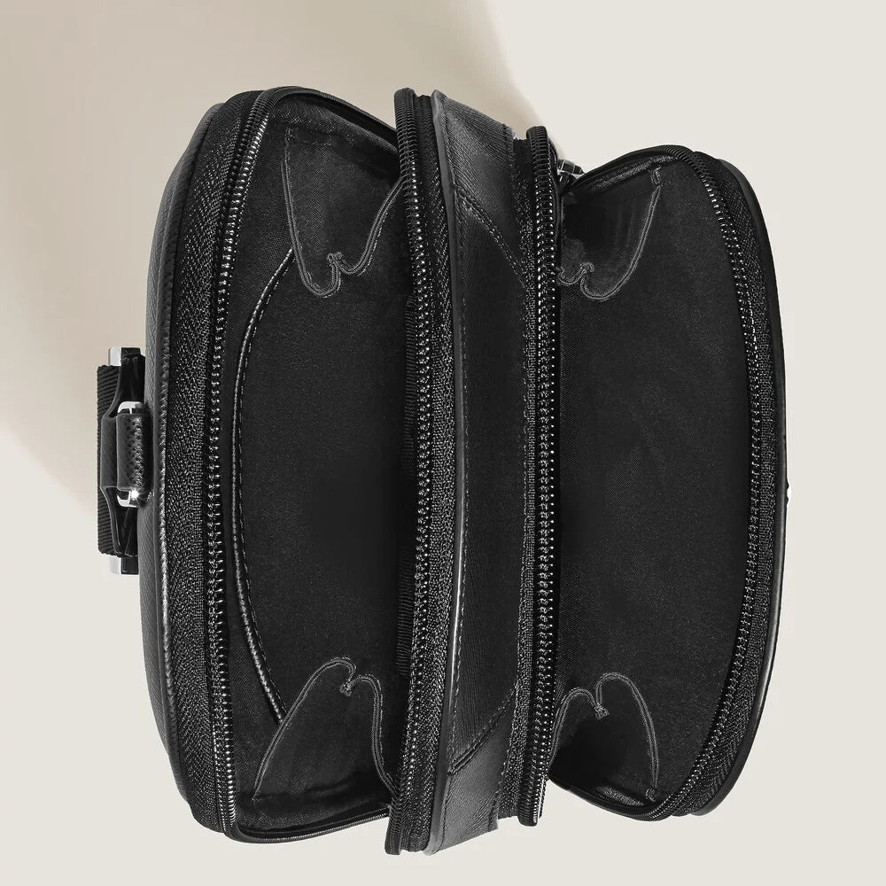 Hochwertige Montblanc Sling Bag mit Reißverschlussfächern Kitzbühel City Bag 