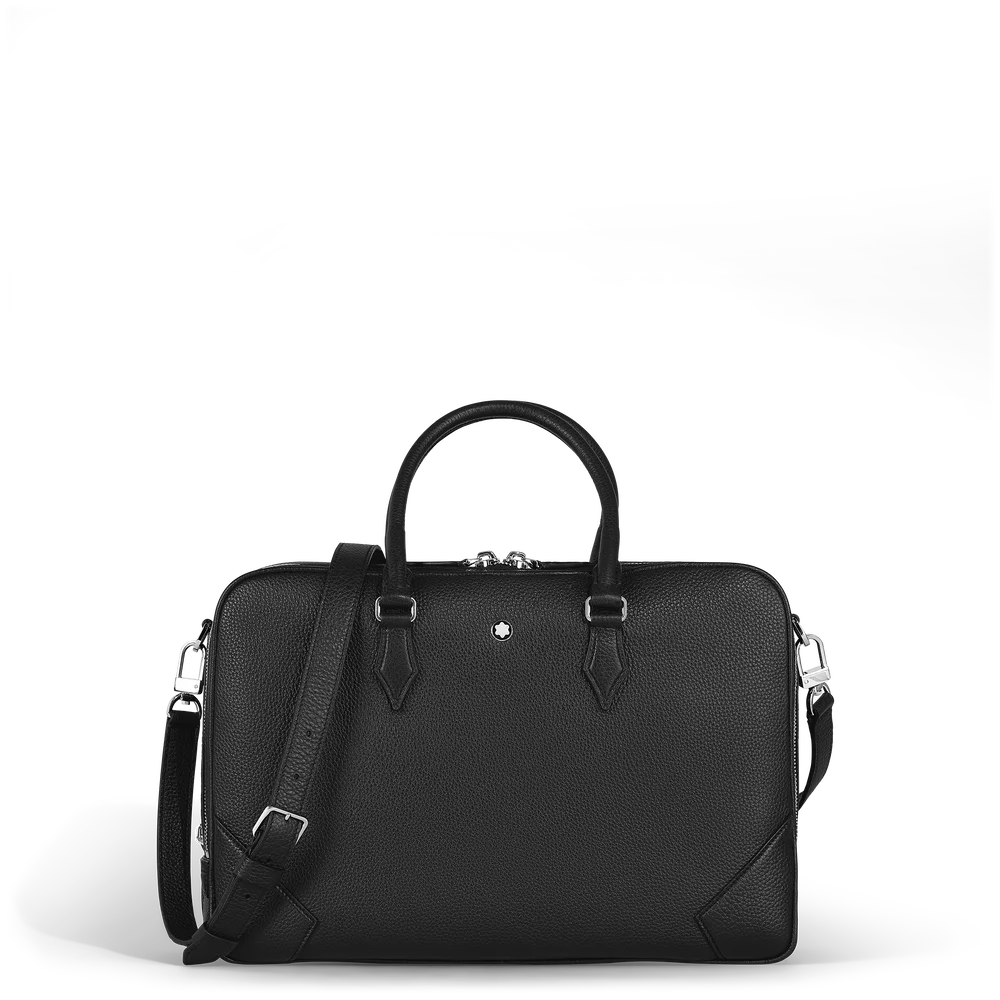 Montblanc große Dokumententasche Leder schwarz kaufen Boutique Kitzbühel Business Luxus 