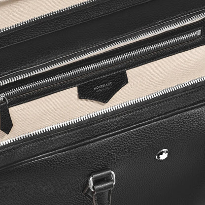 Premium Dokumententasche von Montblanc in klassischem Schwarz – ideal für Geschäftsreisen und als repräsentative Konferenzmappe in Kitzbühel.