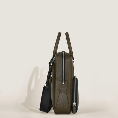 Hochwertige Montblanc Schreibmappe Leder khaki – Beratung Boutique Kitzbühel