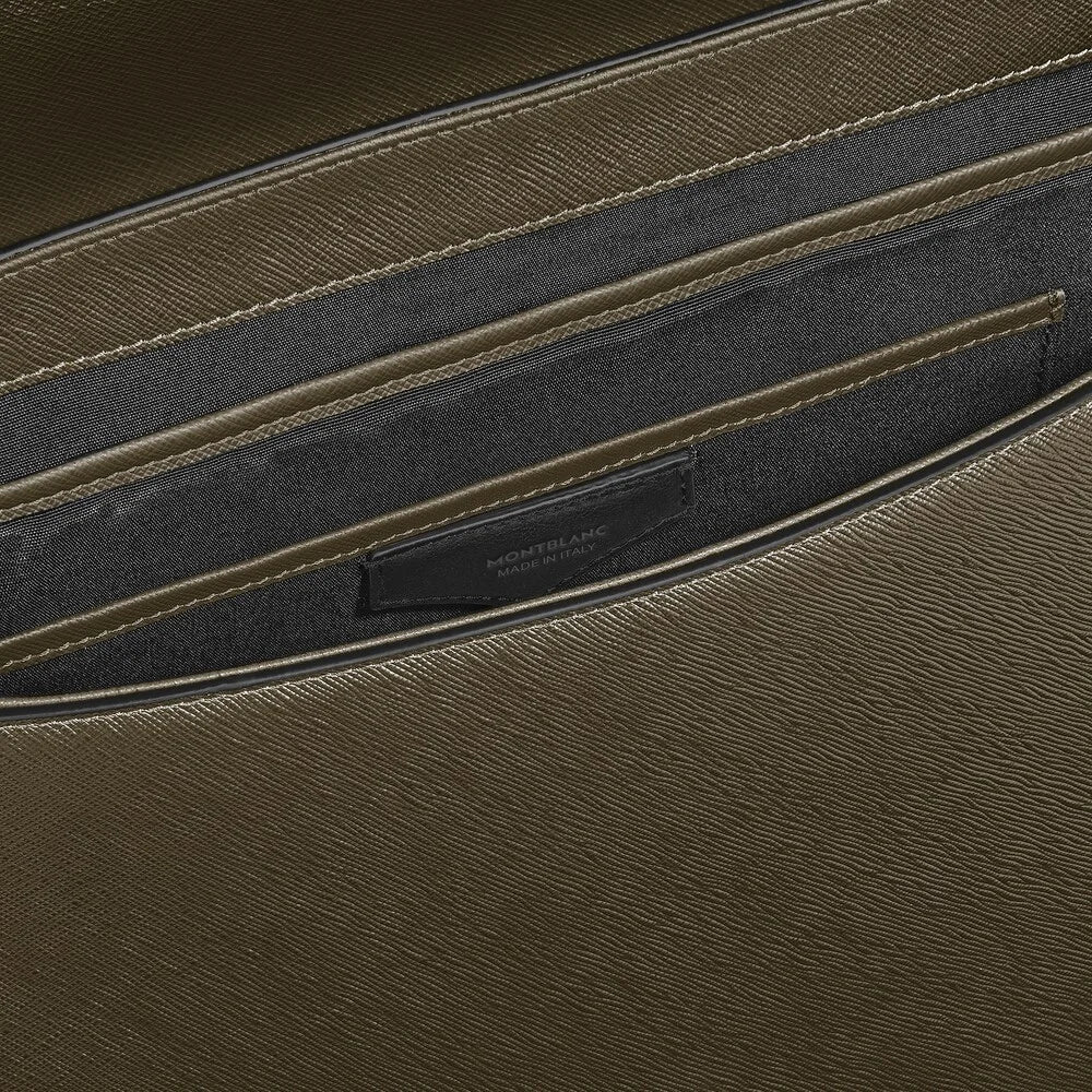 Montblanc Messenger Bag khaki Saffianlederprägung online bestellen Kitzbühel 