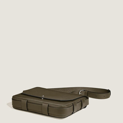 Hochwertige Montblanc Messenger Bag mit hufeisenförmiger Schließe Kitzbühel 