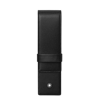 Montblanc Meisterstück Etui für 2 Schreibgeräte aus schwarzem Kalbsleder