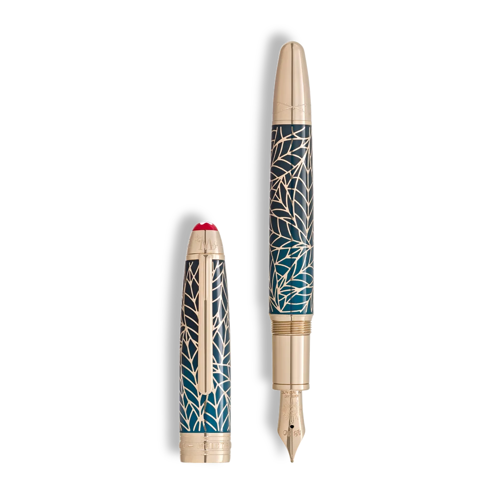Montblanc Boutique Kitzbühel Tirol Präsentation Meisterstück Romeo & Juliet Solitaire Füllfederhalter für zahlungskräftige Kundinnen und Kunden die exklusive Luxus Füllfederhalter suchen