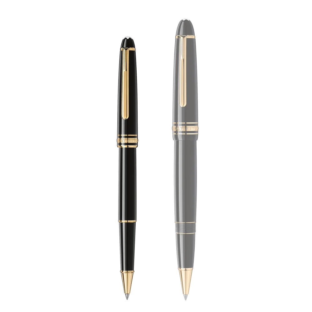 Hochwertiger Montblanc Classique Rollerball mit weißem Emblem als Luxusgeschenk