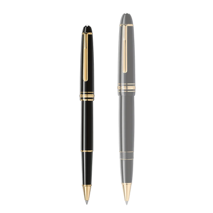 Hochwertiger Montblanc Classique Rollerball mit weißem Emblem als Luxusgeschenk