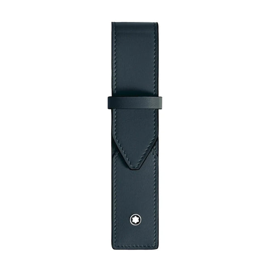 Montblanc Meisterstück Etui für ein Schreibgerät aus blauem Samtleder