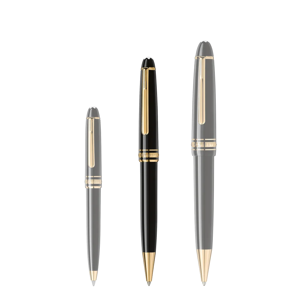 Hochwertiger Montblanc Kugelschreiber mit 750er Goldfeder als Luxusgeschenk