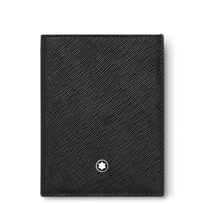 Montblanc Mini Brieftasche aus schwarzem Sartorial Leder