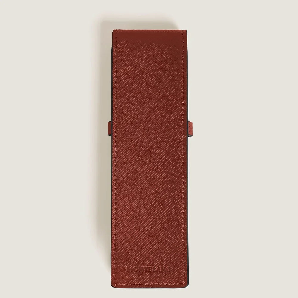 Geprägtes Sartorial Lederetui von Montblanc für zwei Schreibgeräte