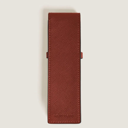 Geprägtes Sartorial Lederetui von Montblanc für zwei Schreibgeräte