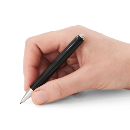 Schwarzer Montblanc Heritage Rouge et Noir Kugelschreiber mit platinierten Beschlägen