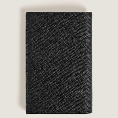 Hinteransicht des kompakten schwarzen Montblanc Kartenetuis