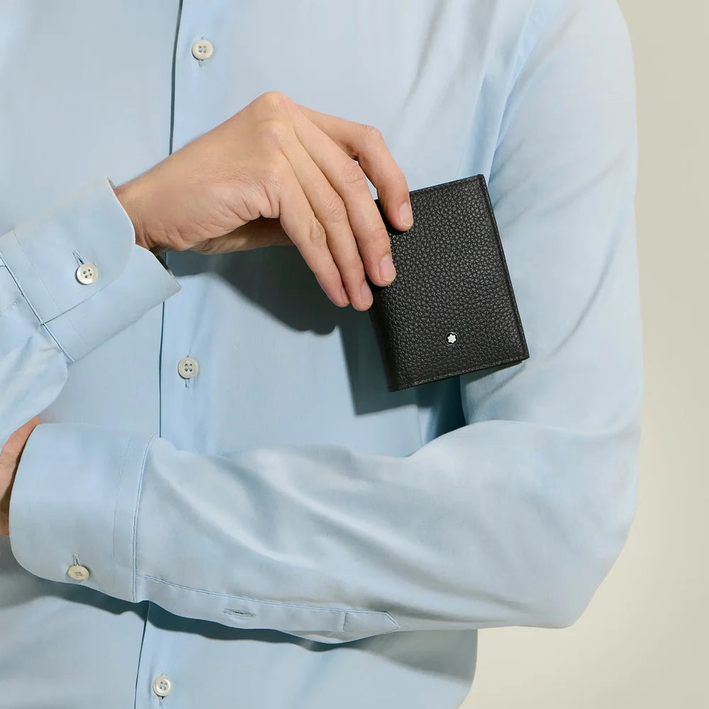Schwarze Montblanc Brieftasche als exklusives Geschenk für besondere Anlässe